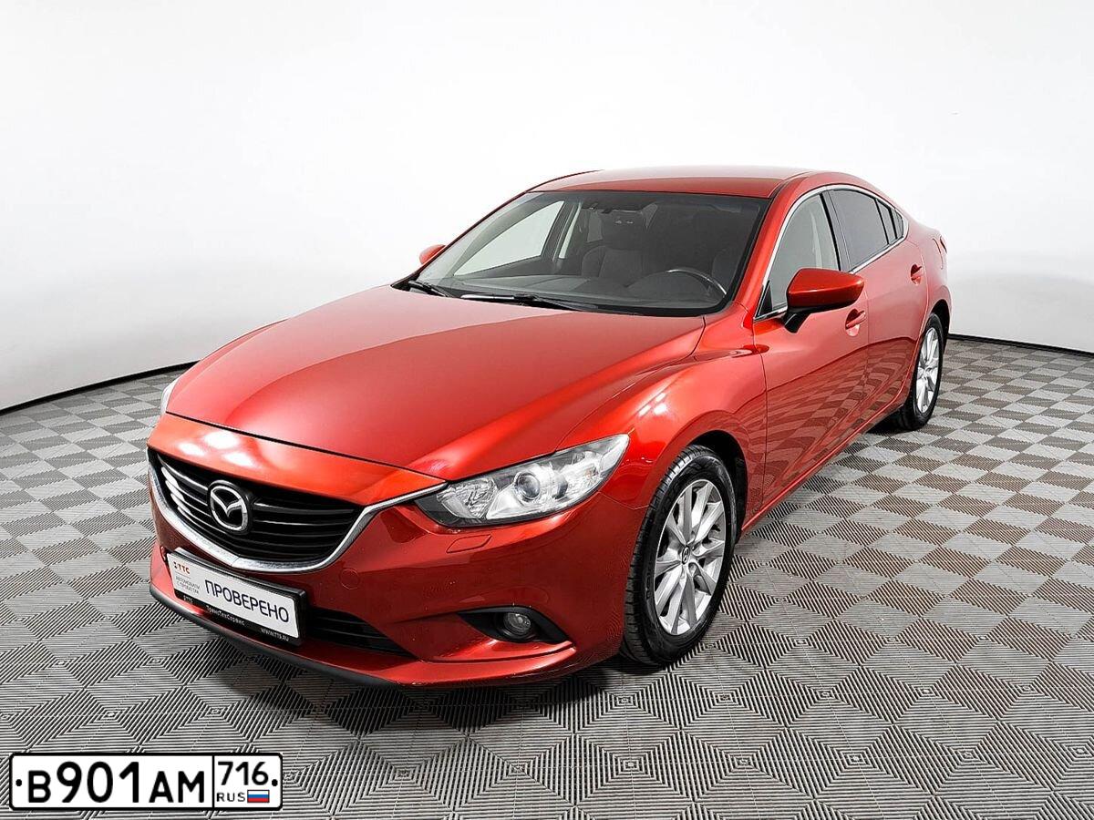 Фото автомобиля MAZDA 6, 2014 — госномер М969ОУ116. Цвет: Красный