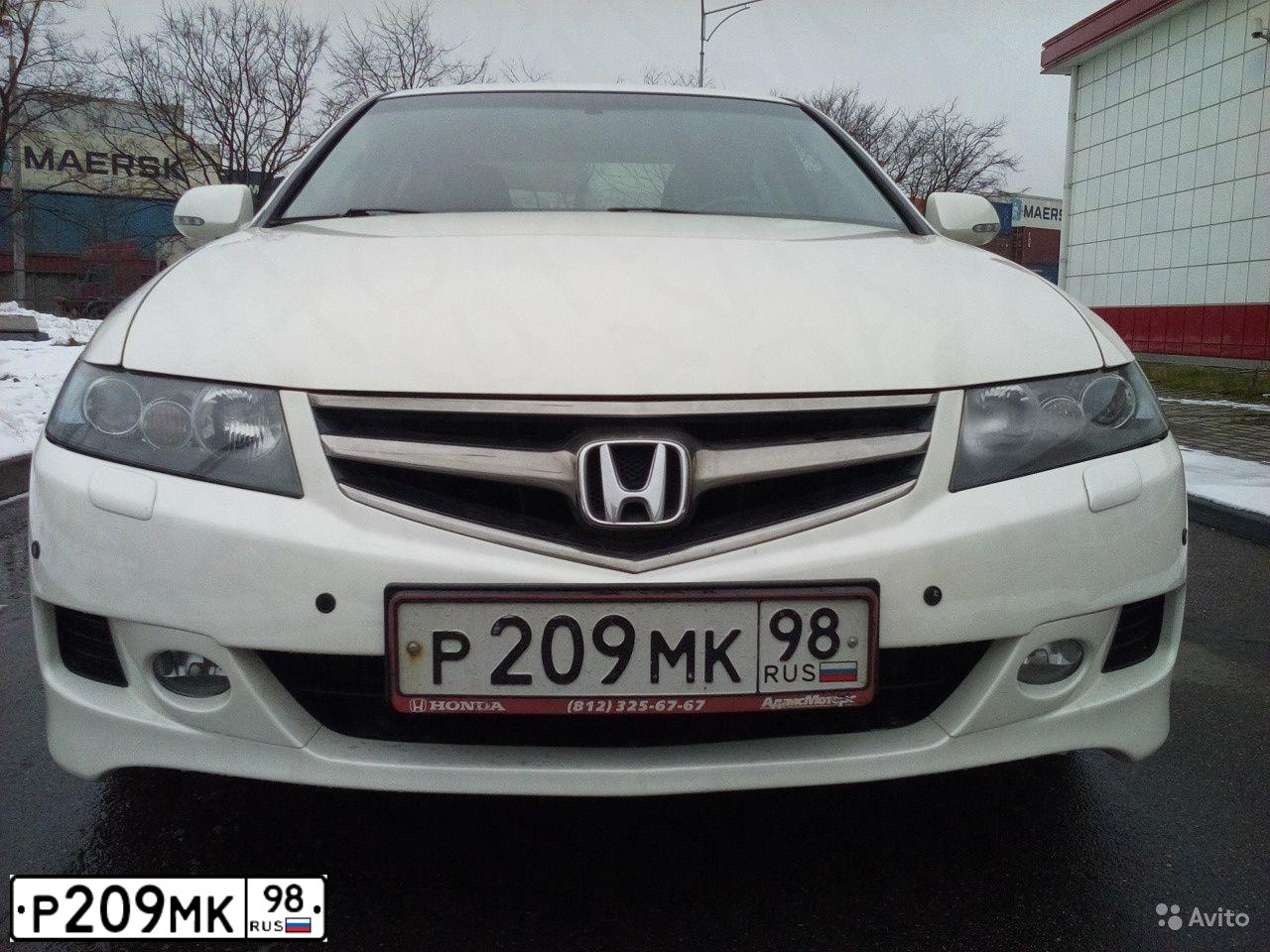 Фото автомобиля HONDA ACCORD, 2007 — госномер В402НХ155