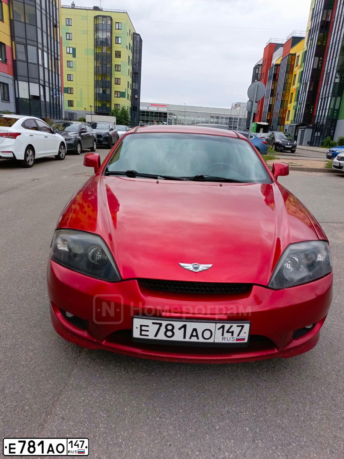Фото автомобиля HYUNDAI HYUNDAI GK GLS, 2006 — госномер Х223ВС198. Цвет: Красный