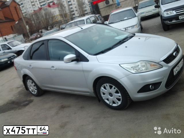 Фото автомобиля FORD FOCUS, 2009 — госномер Е808МР08. Цвет: Серебристый