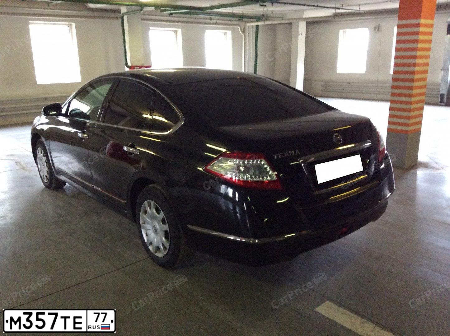 Фото автомобиля NISSAN TEANA, 2013 — госномер О923ВР71. Цвет: ЧЕРНЫЙ