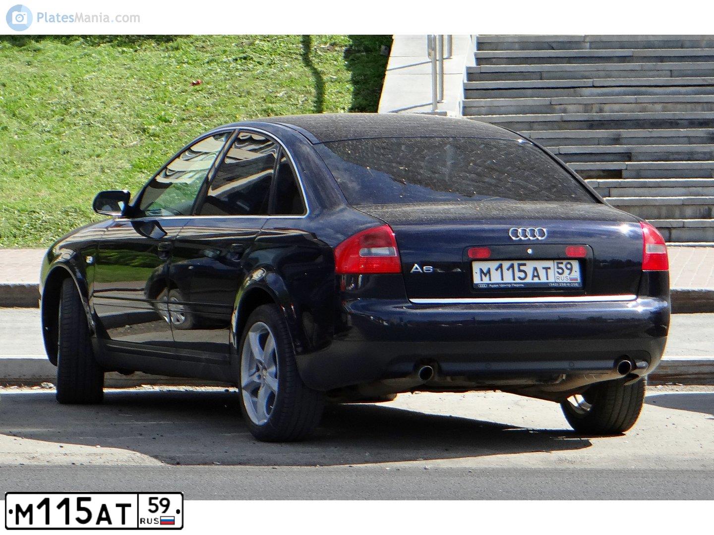 Фото автомобиля AUDI A6, 1996 — госномер О183ТС159. Цвет: Белый
