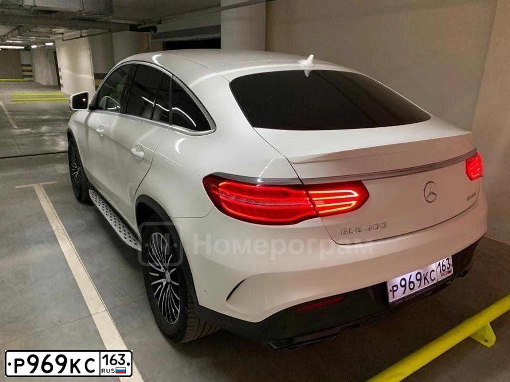 Фото автомобиля MERCEDES GLE-KLASSE, 2015 — госномер В267ОС51. Цвет: Белый