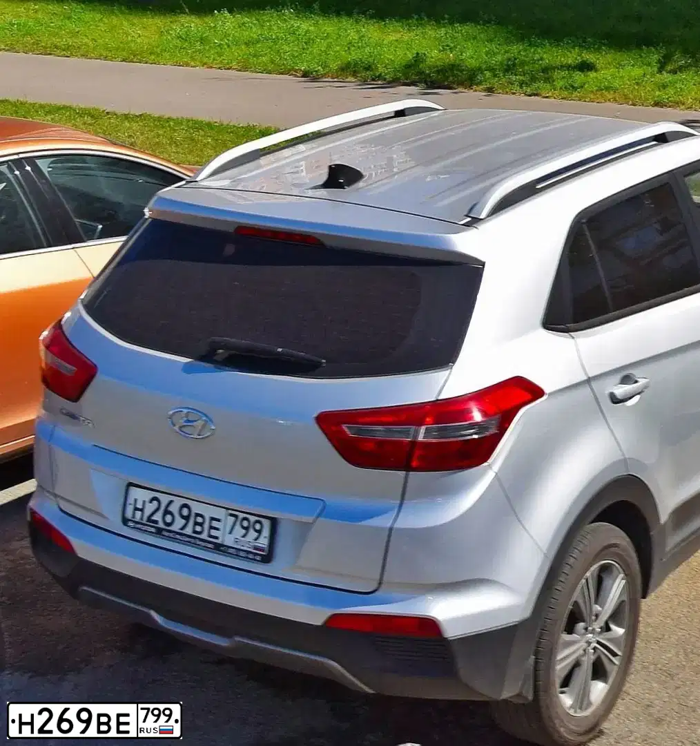 Фото автомобиля HYUNDAI CRETA, 2017 — госномер Н269ВЕ799. Цвет: СЕРЕБРИСТЫЙ