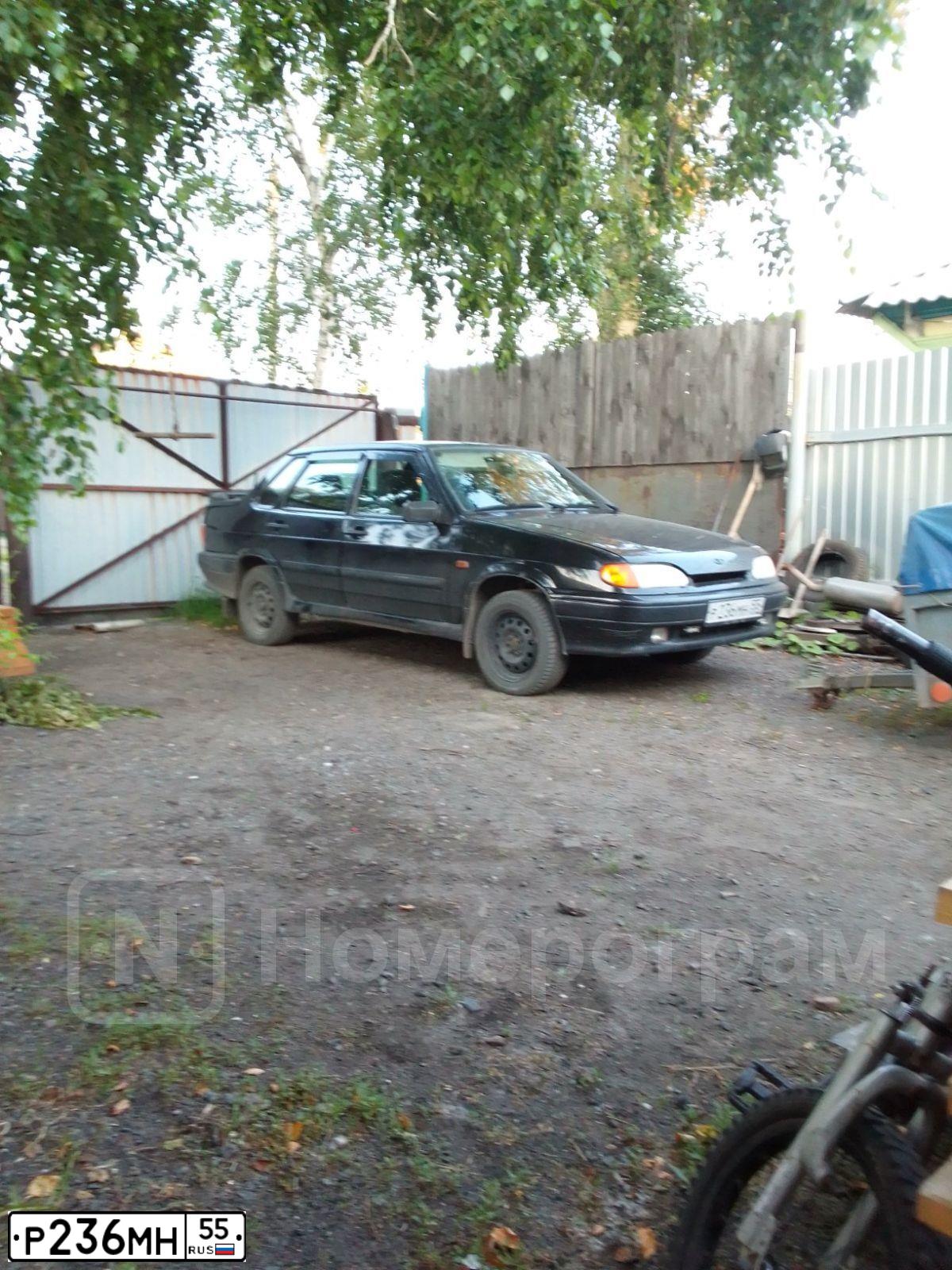 Фото автомобиля LADA 2115 SAMARA, 2010 — госномер Р236МН55. Цвет: СИНЕ-ЧЕРНЫЙ