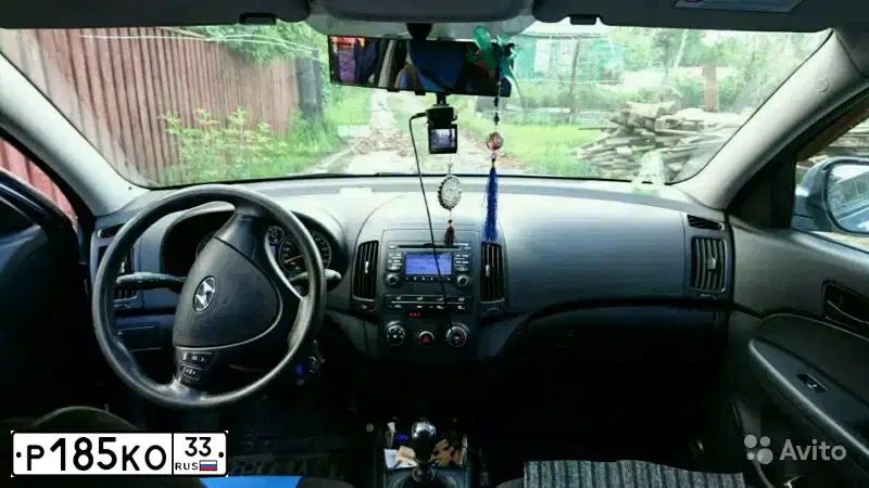 Фото автомобиля HYUNDAI I30, 2009 — госномер М153ТМ123. Цвет: СЕРО-ГОЛУБОЙ