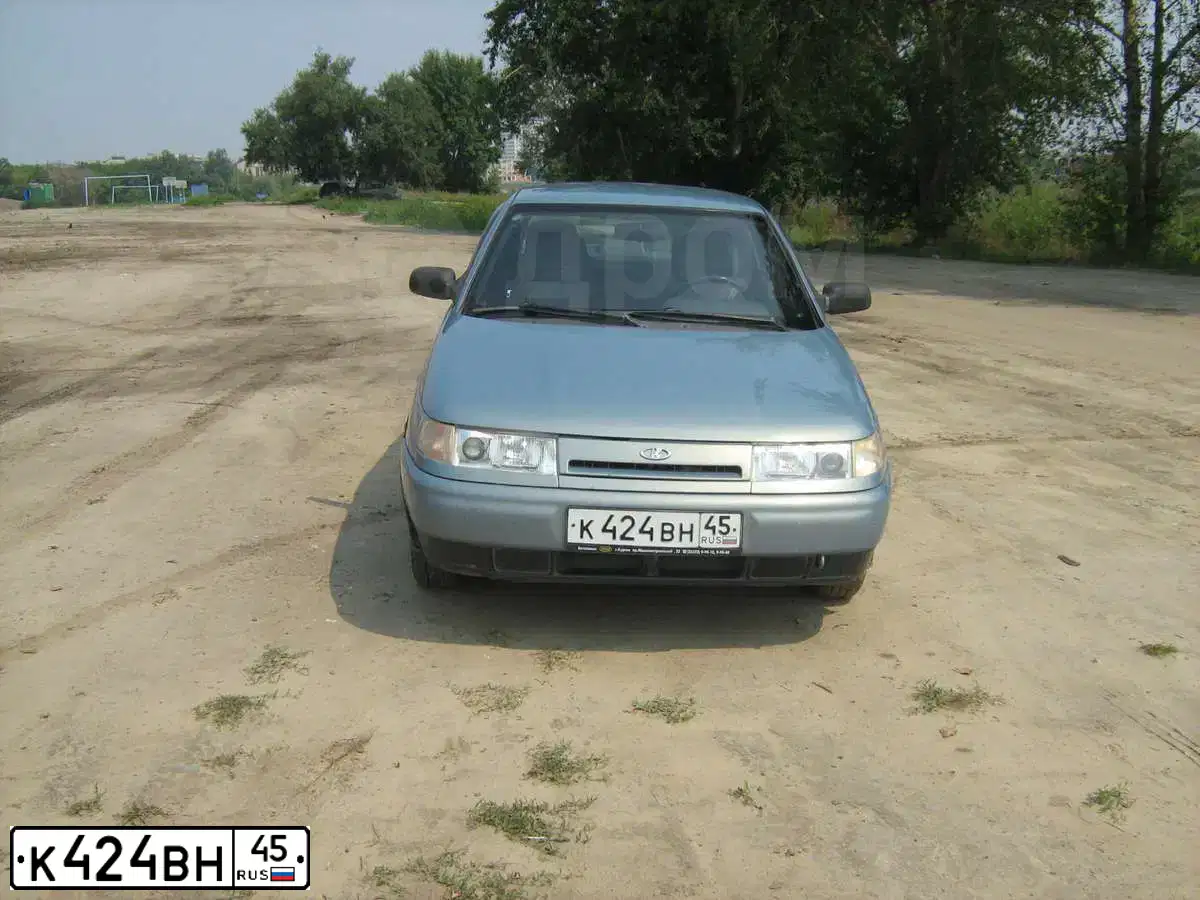 Фото автомобиля VAZ 2110 LADA, 2003 — госномер К424ВН45. Цвет: ЗОЛОТИСТО-СЕРЫЙ