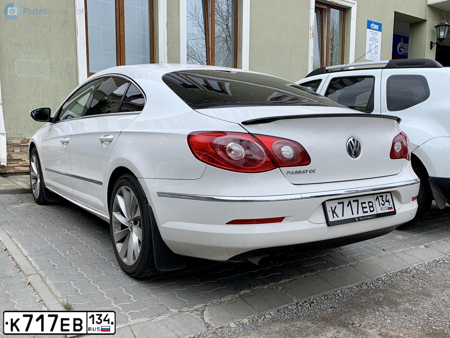 Фото автомобиля VOLKSWAGEN CC, 2011 — госномер Н922МО134. Цвет: Белый