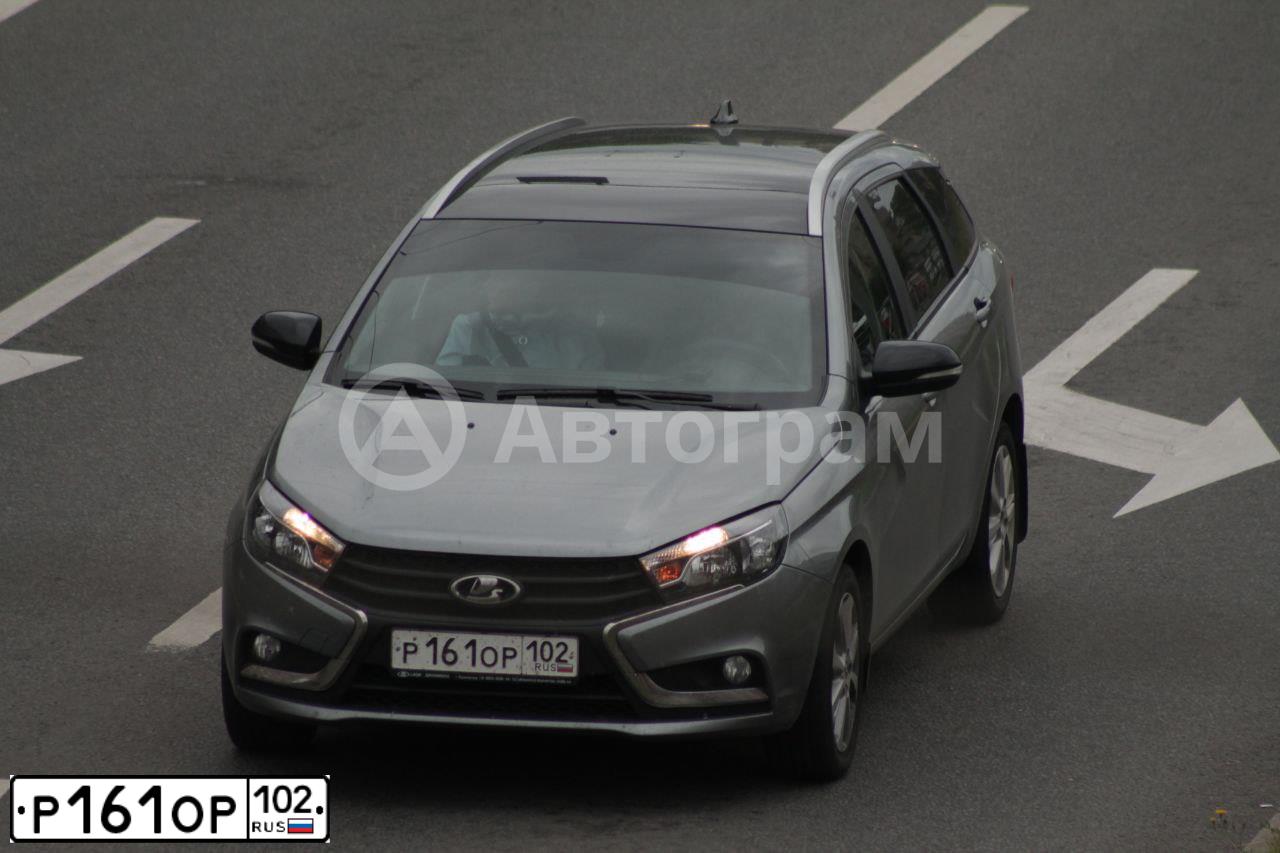 Фото автомобиля LADA 2194 KALINA, 2014 — госномер Р161ОР102. Цвет: Белый