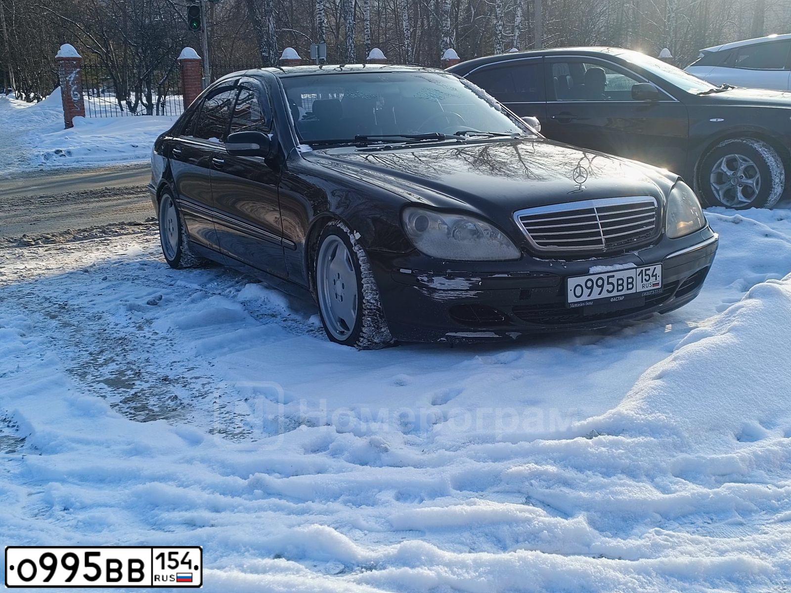 Фото автомобиля MERCEDES-BENZ S500, 1999 — госномер Т052РН154