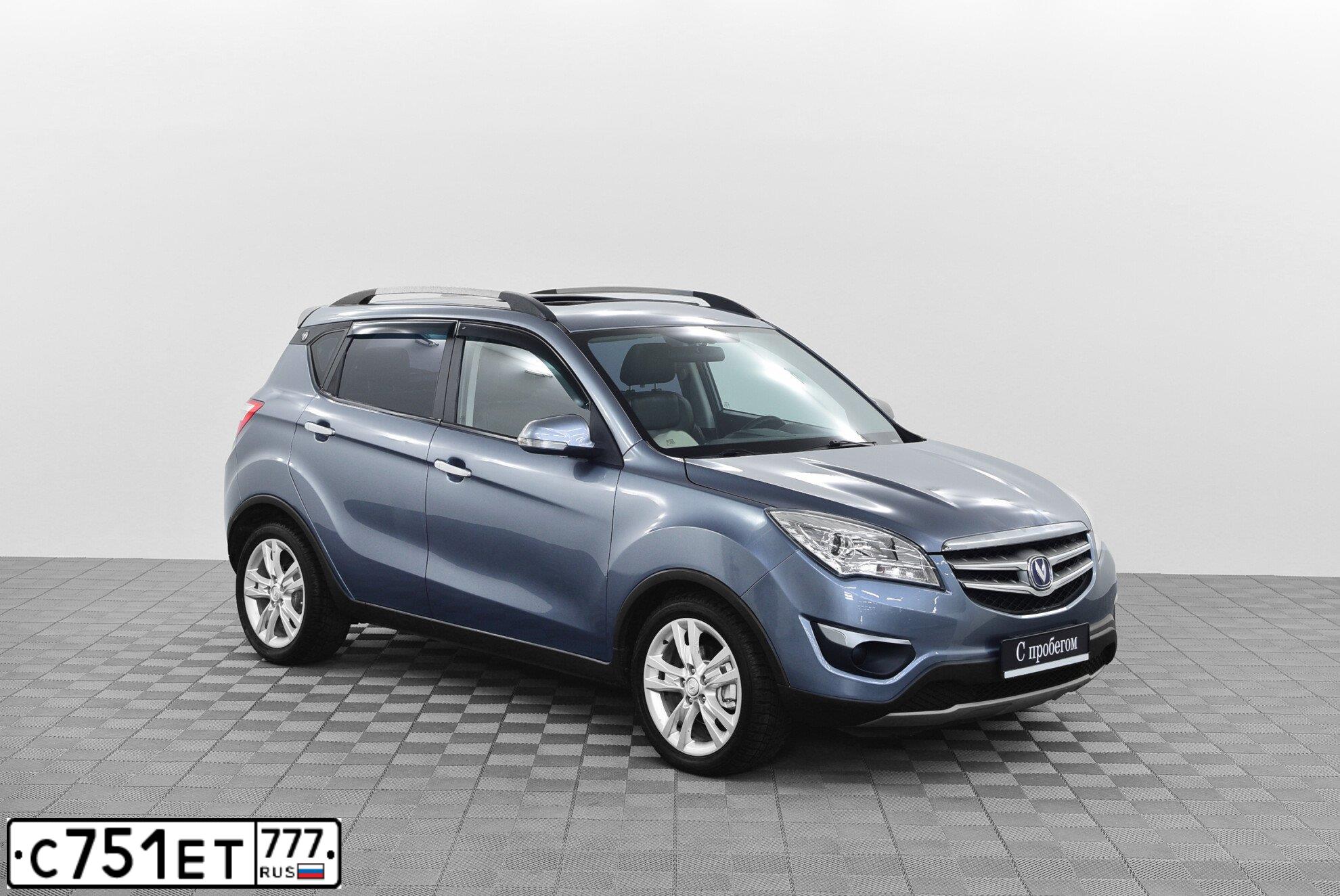 Фото автомобиля CHANGAN CS35, 2014 — госномер У184УЕ69. Цвет: СЕРЫЙ