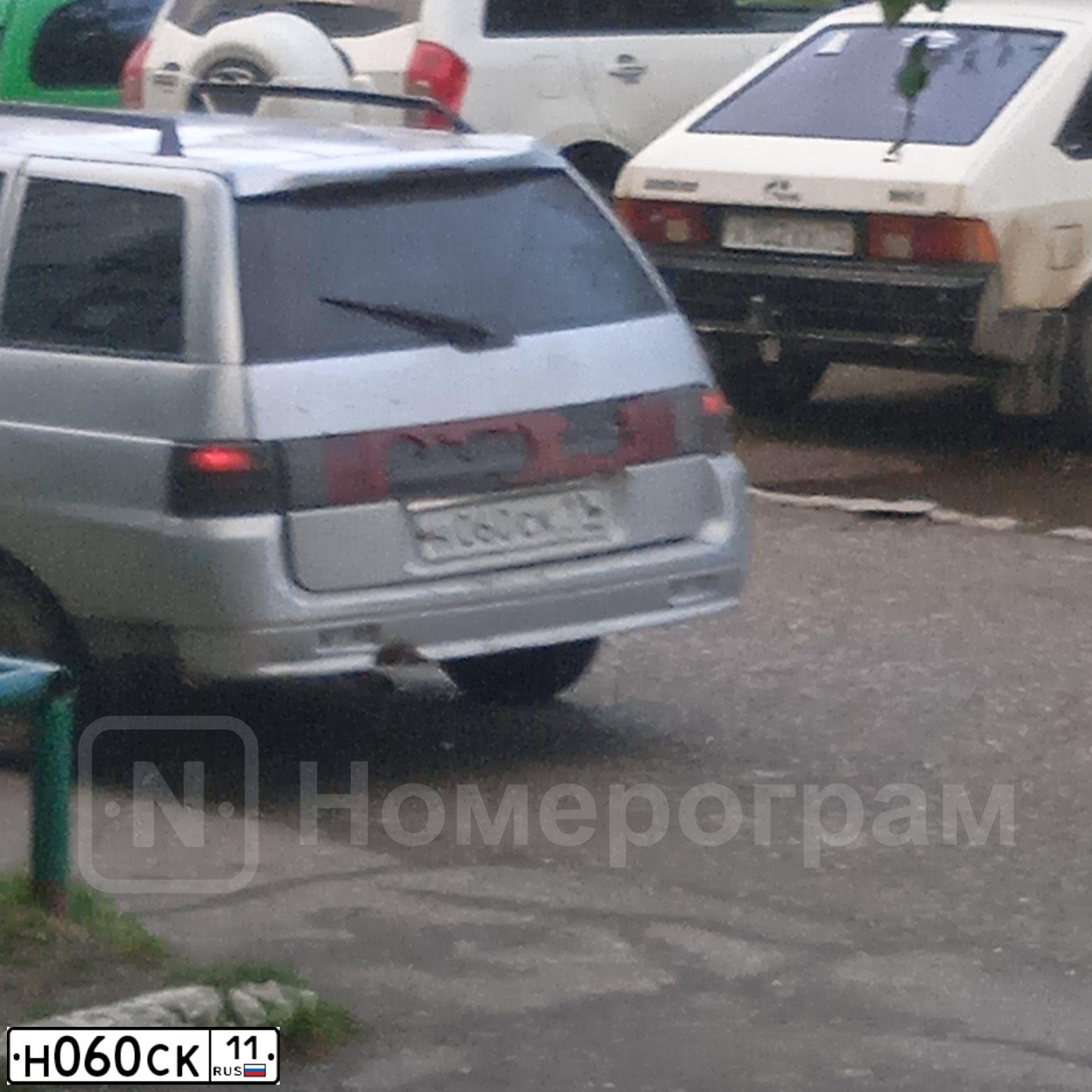 Фото автомобиля LADA 2111, 2001 — госномер Н060СК11. Цвет: Светло-Серебристый металлик