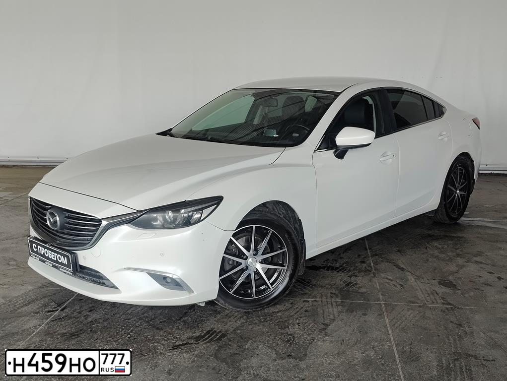 Фото автомобиля MAZDA 6, 2015 — госномер Е230ТТ790. Цвет: Белый