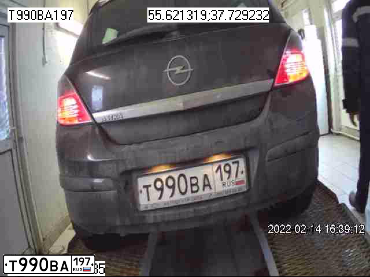 Фото автомобиля OPEL ASTRA, 2010 — госномер Т990ВА197. Цвет: ЧЕРНЫЙ