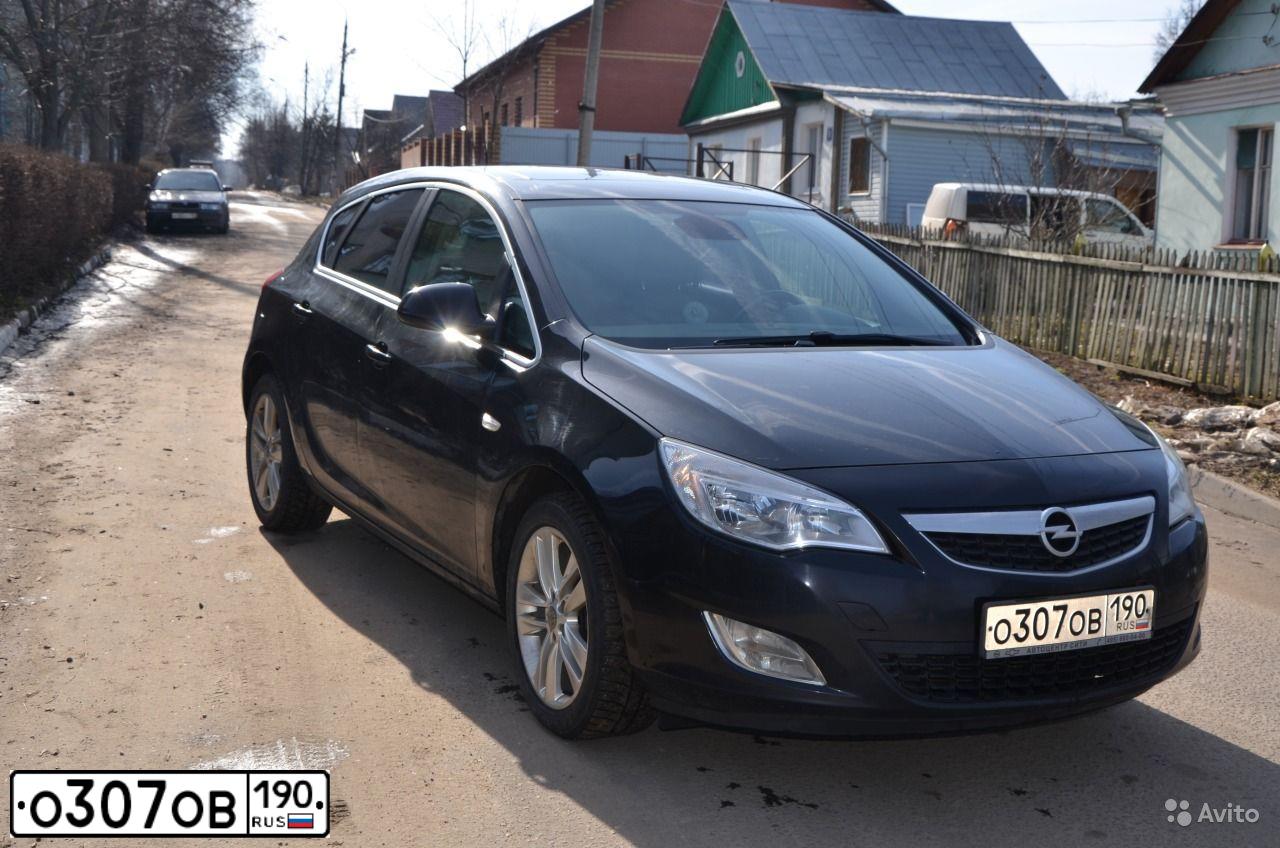 Фото автомобиля OPEL ASTRA, 2011 — госномер Е651СС62. Цвет: ЧЕРНЫЙ
