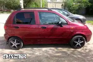 Фото автомобиля DAEWOO MATIZ, 2008 — госномер С780ОР34. Цвет: ВИШНЕВЫЙ