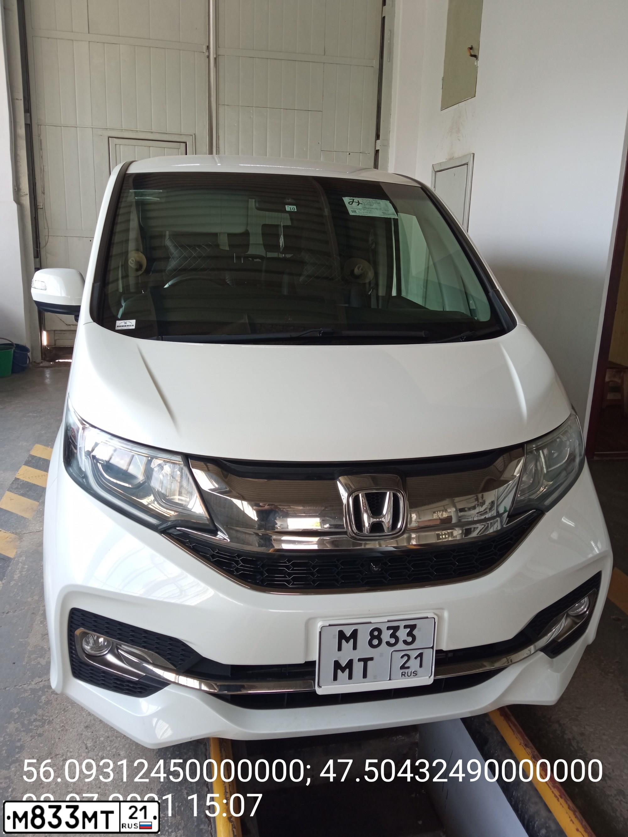 Фото автомобиля HONDA STEPWGN, 2016 — госномер М833МТ21