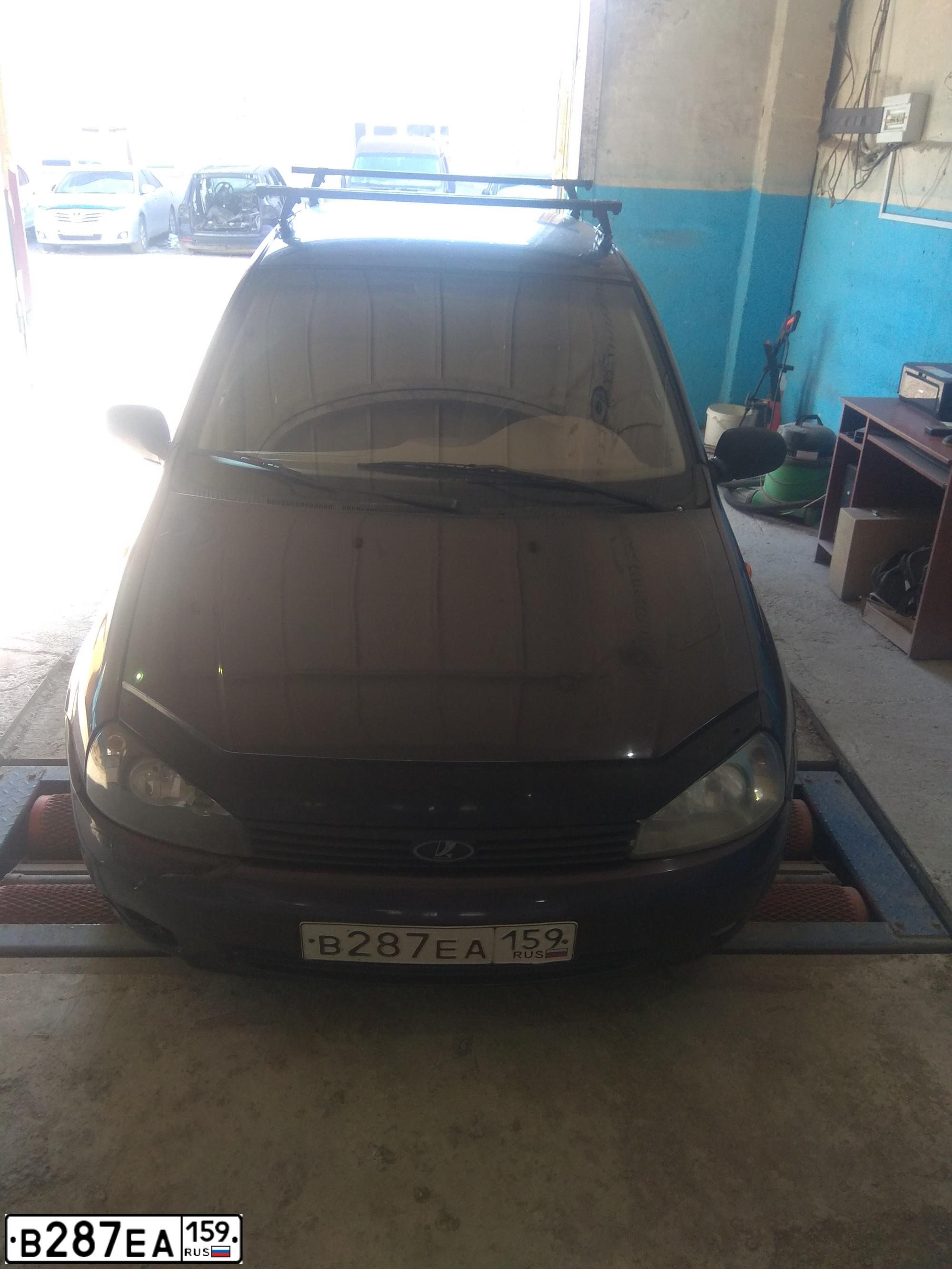 Фото автомобиля LADA 1119 KALINA, 2008 — госномер В287ЕА159. Цвет: СИНЕ-ФИОЛЕТОВЫЙ