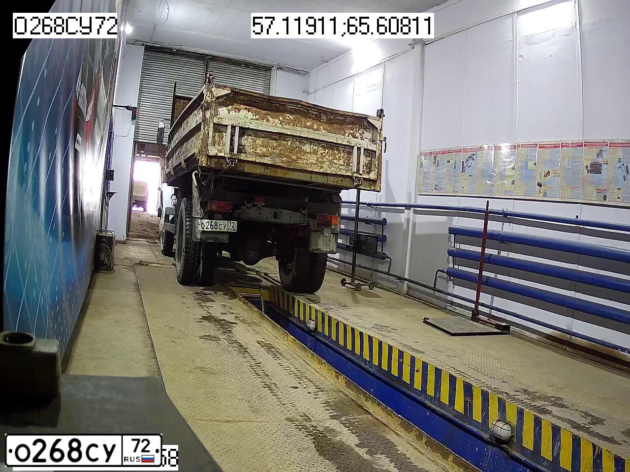 Фото автомобиля GAZ 3309, 2008 — госномер О268СУ72. Цвет: БЕЛЫЙ
