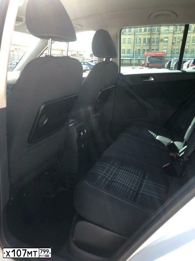 Фото автомобиля VOLKSWAGEN TIGUAN, 2015 — госномер Х107МТ799. Цвет: Белый
