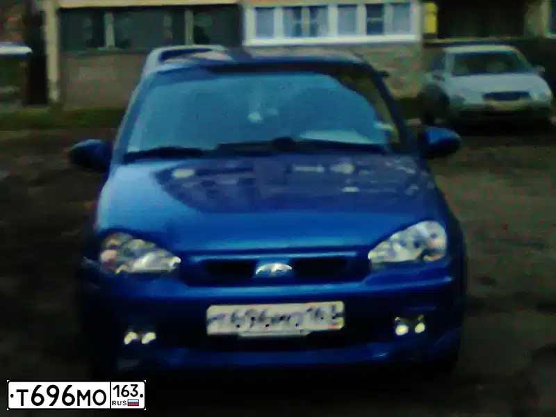 Фото автомобиля LADA 1118 KALINA, 2006 — госномер Т696МО163. Цвет: ЯРКО-СИНИЙ