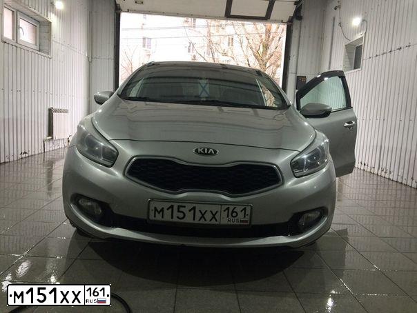 Фото автомобиля KIA CERATO, 2019 — госномер М151ХХ161. Цвет: БЕЛЫЙ