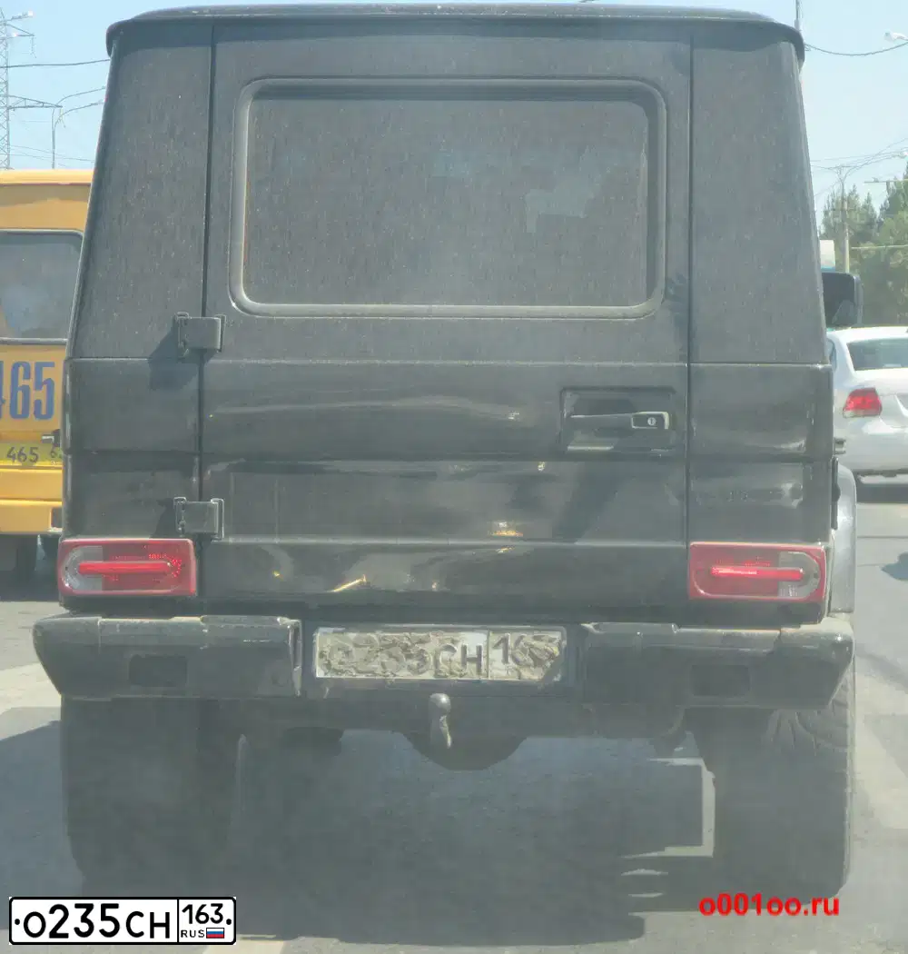 Фото автомобиля MERCEDES G-KLASSE, 1988 — госномер О544НЕ68. Цвет: ЧЕРНЫЙ