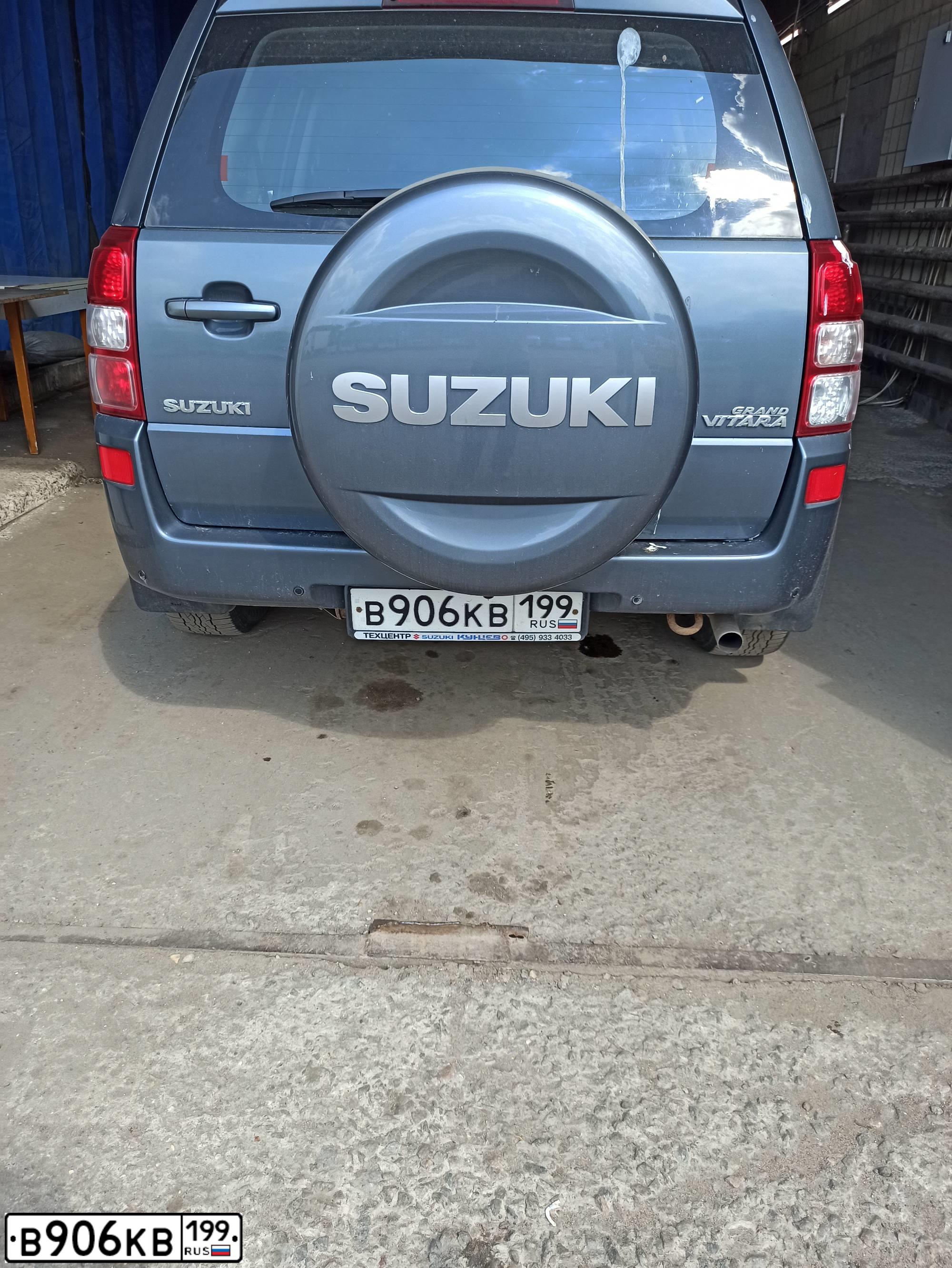 Фото автомобиля SUZUKI /GRAND/ VITARA, 2008 — госномер В906КВ199. Цвет: СЕРЫЙ
