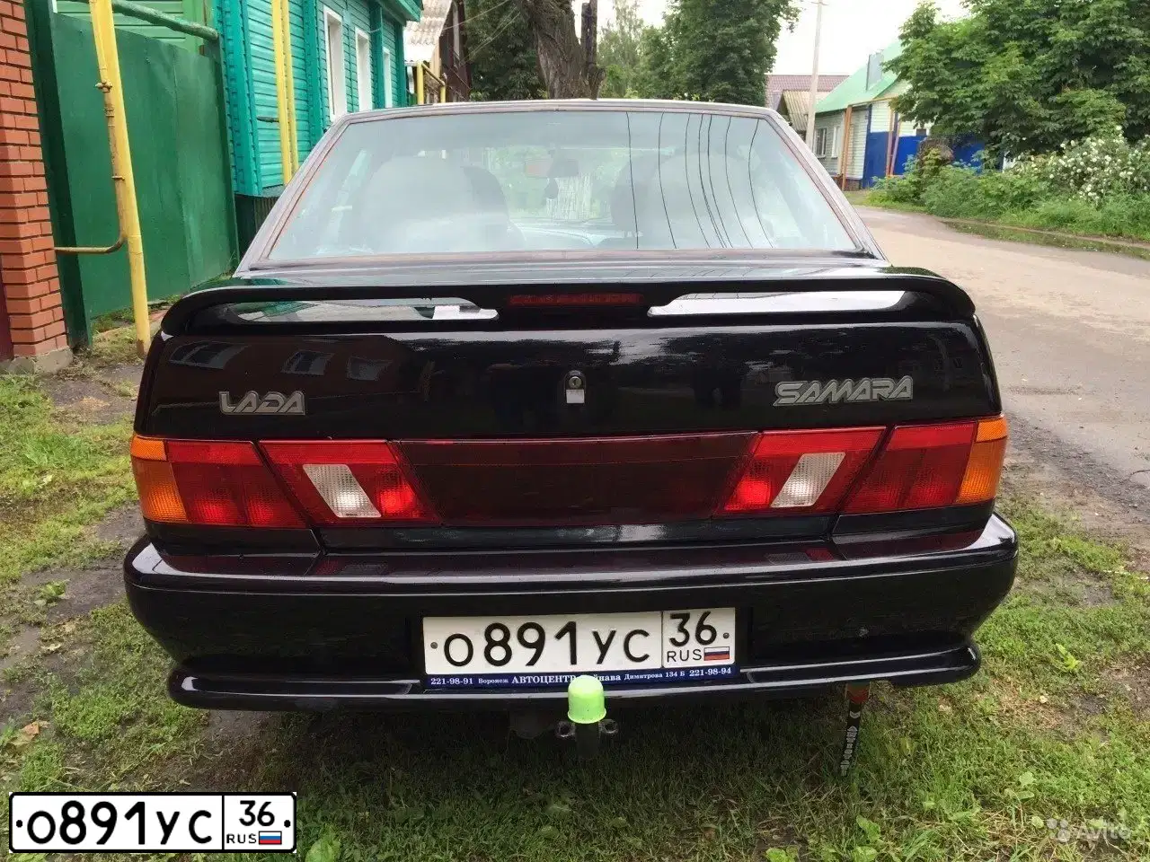 Фото автомобиля LADA 2115 SAMARA, 2013 — госномер О891УС36. Цвет: Сине-Черный
