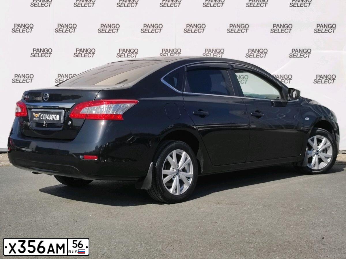 Фото автомобиля NISSAN SENTRA/LUCINO/, 2015 — госномер Х356АМ56. Цвет: ЧЕРНЫЙ