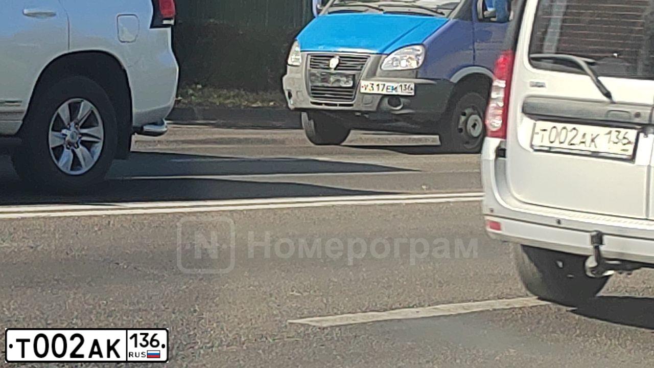 Фото автомобиля GAZ 3302 EL, 2016 — госномер В036ВМ136. Цвет: Белый