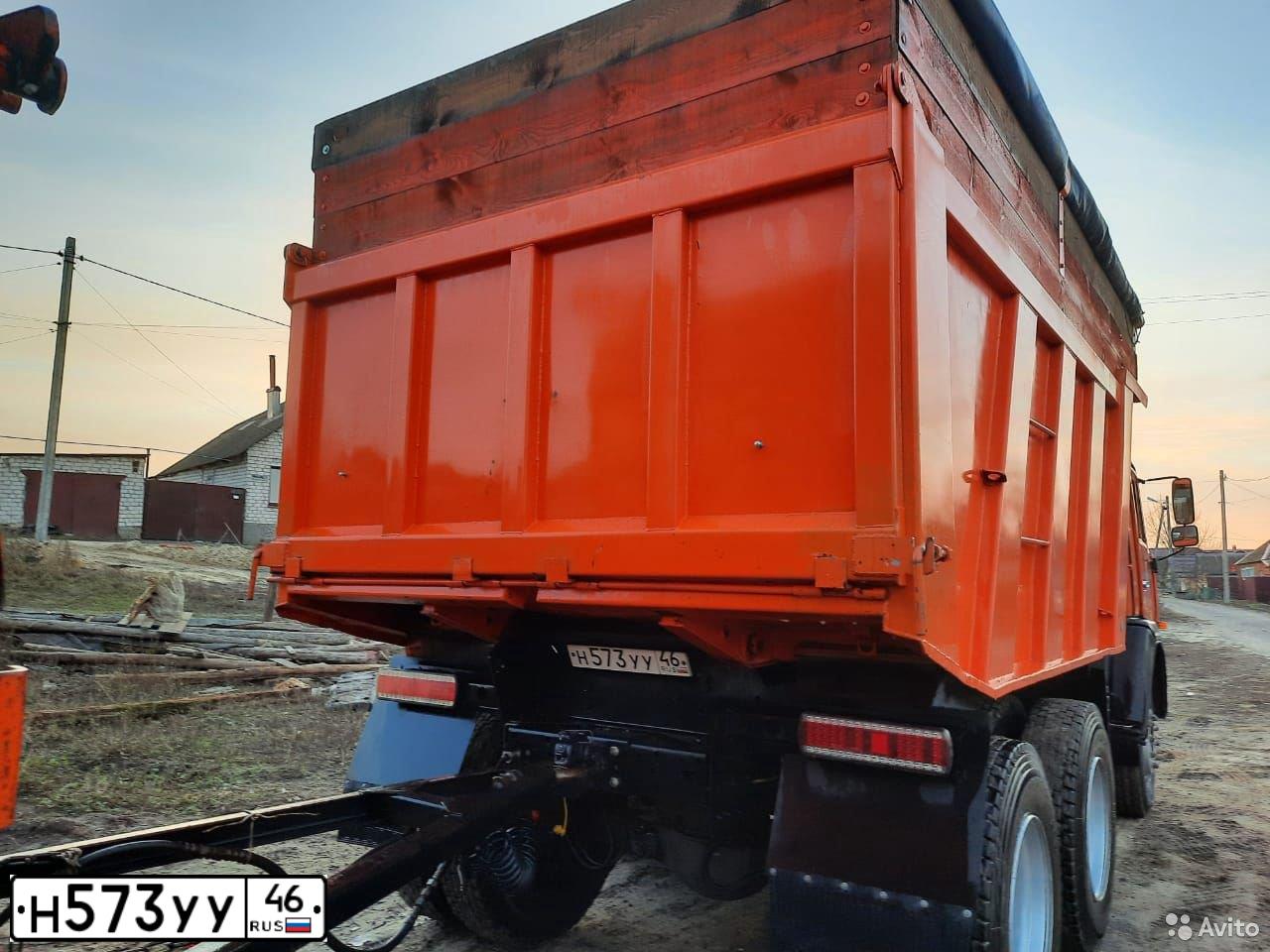 Фото автомобиля KAMAZ 65115 /6X4/, 2004 — госномер У392АЕ31. Цвет: Оранжевый