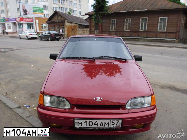 Фото автомобиля LADA 2114 SAMARA, 2009 — госномер М104АМ57. Цвет: ЗОЛОТИСТО-КРАСНЫЙ