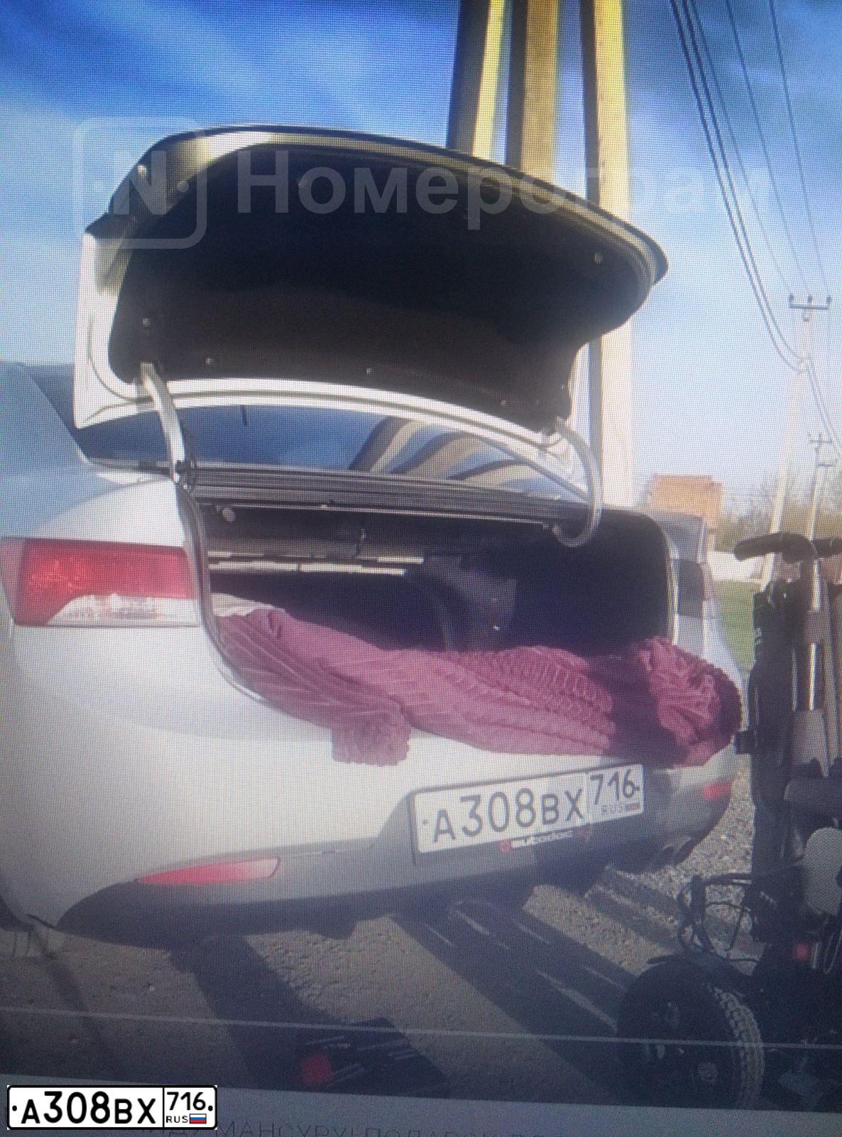 Фото автомобиля KIA CERATO, 2011 — госномер А308ВХ716. Цвет: серебристый