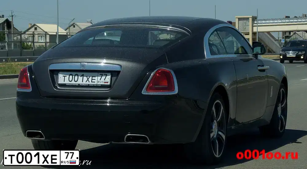 Фото автомобиля ROLLS ROYCE ROLLS-ROYCE WRAITH, 2015 — госномер Т001ХЕ77. Цвет: СЕРЫЙ ТЕМНЫЙ
