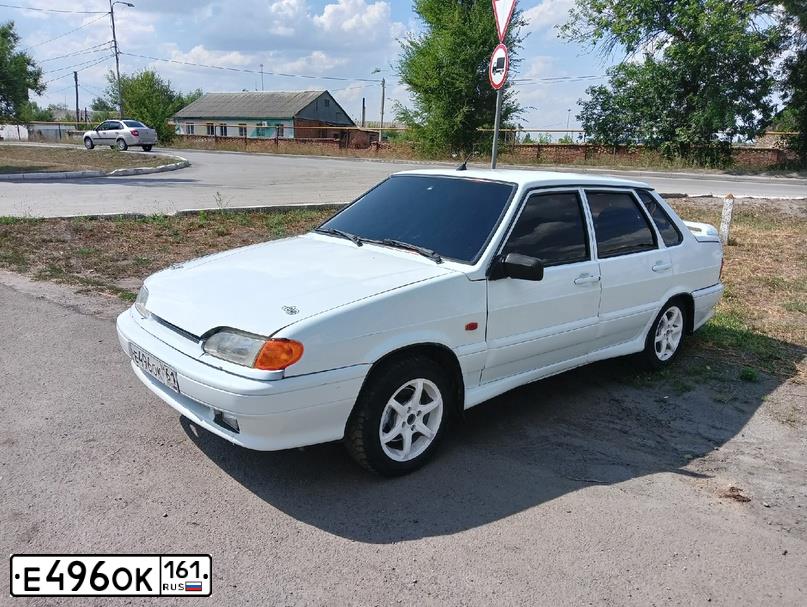 Фото автомобиля LADA 2115, 2005 — госномер Н026РТ136. Цвет: Белый