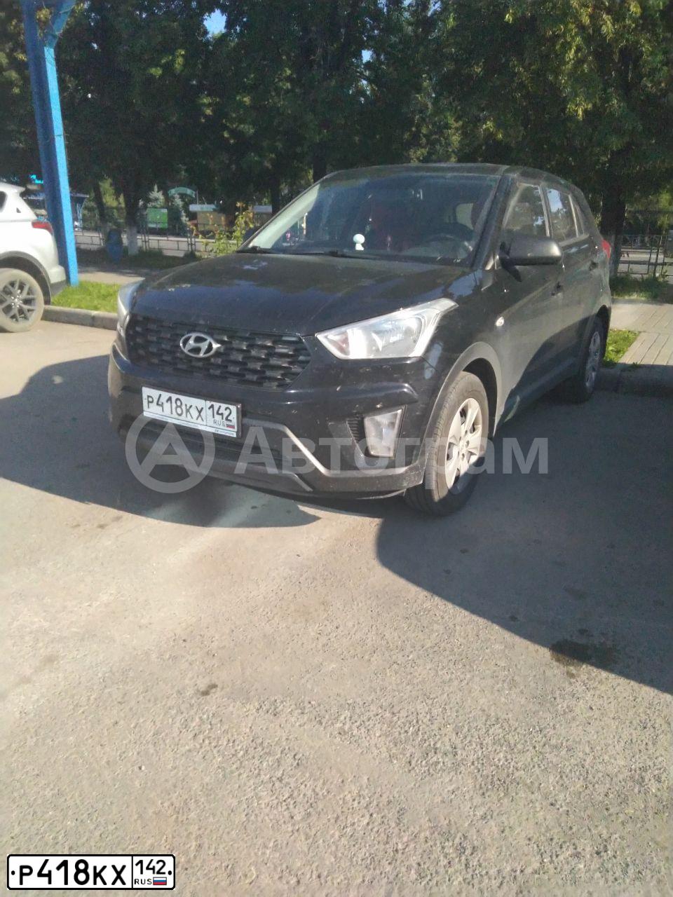 Фото автомобиля HYUNDAI CRETA, 2020 — госномер Р418КХ142