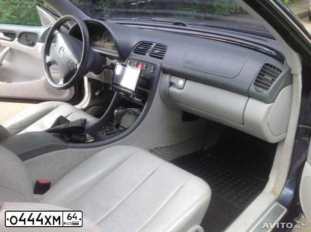 Фото автомобиля MERCEDES CLK-KLASSE, 1999 — госномер В777АВ64. Цвет: синий