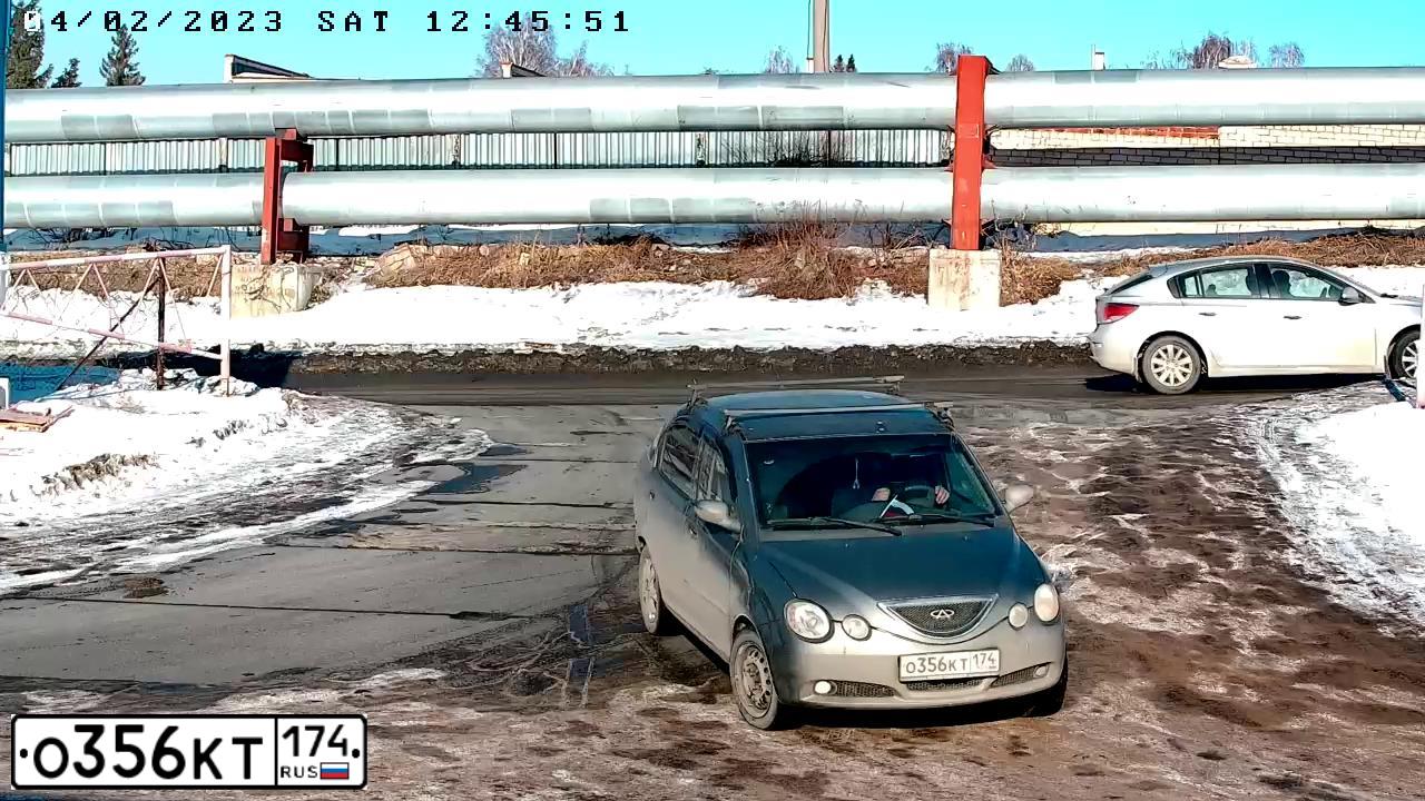 Фото автомобиля CHERY QQ6 /S21/, 2009 — госномер О356КТ174. Цвет: СЕРЫЙ