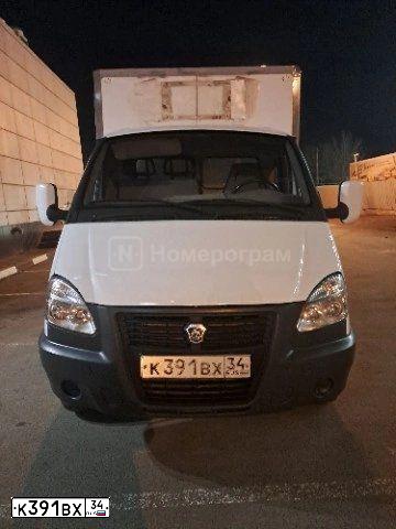 Фото автомобиля GAZ 3302 EL, 2006 — госномер К946СА164. Цвет: Белый