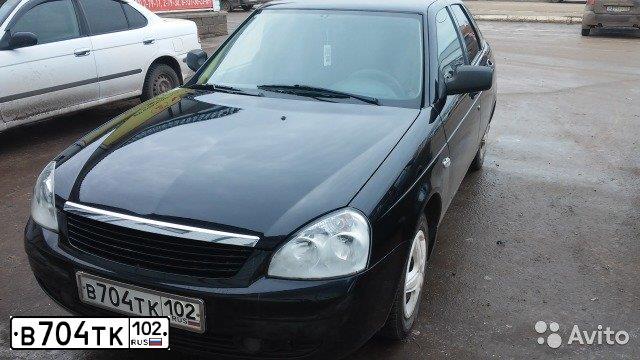 Фото автомобиля LADA 2172 PRIORA, 2010 — госномер В704ТК102. Цвет: СИНЕ-ЧЕРНЫЙ