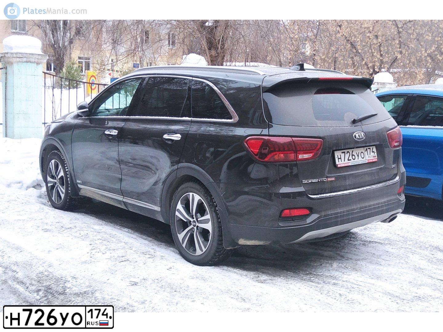 Фото автомобиля KIA SORENTO, 2020 — госномер К840ХА774. Цвет: Коричневый