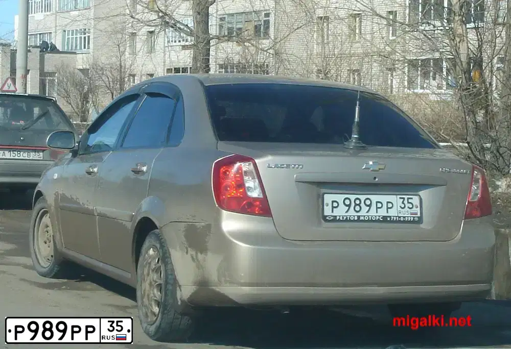 Фото автомобиля ШЕВРОЛЕ ЛАЧЕТТИ, 2006 — госномер М862МХ35. Цвет: БЕЖЕВЫЙ