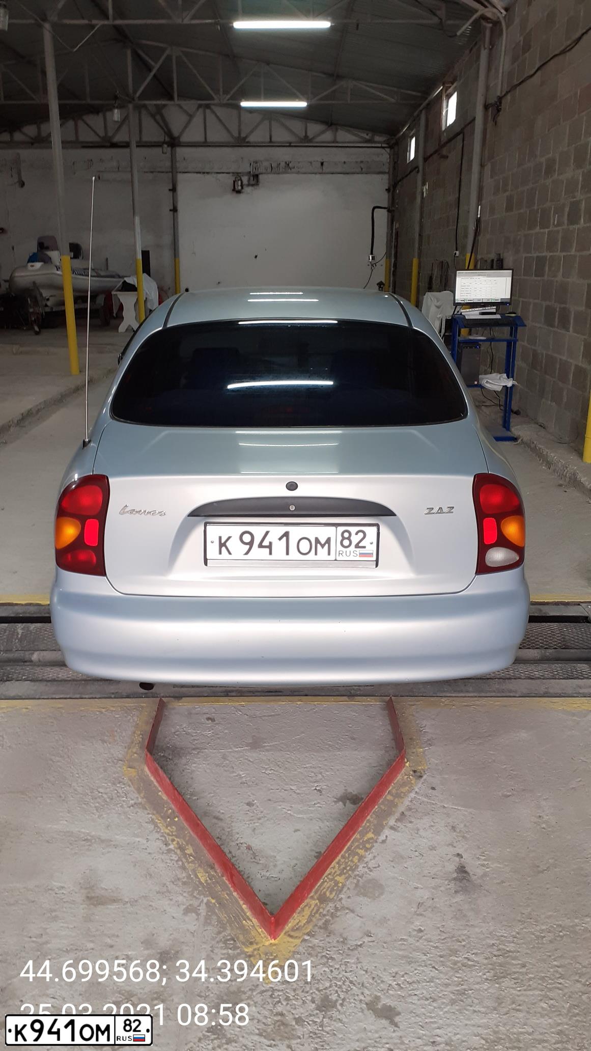 Фото автомобиля DAEWOO Lanos, 2005 — госномер К941ОМ82