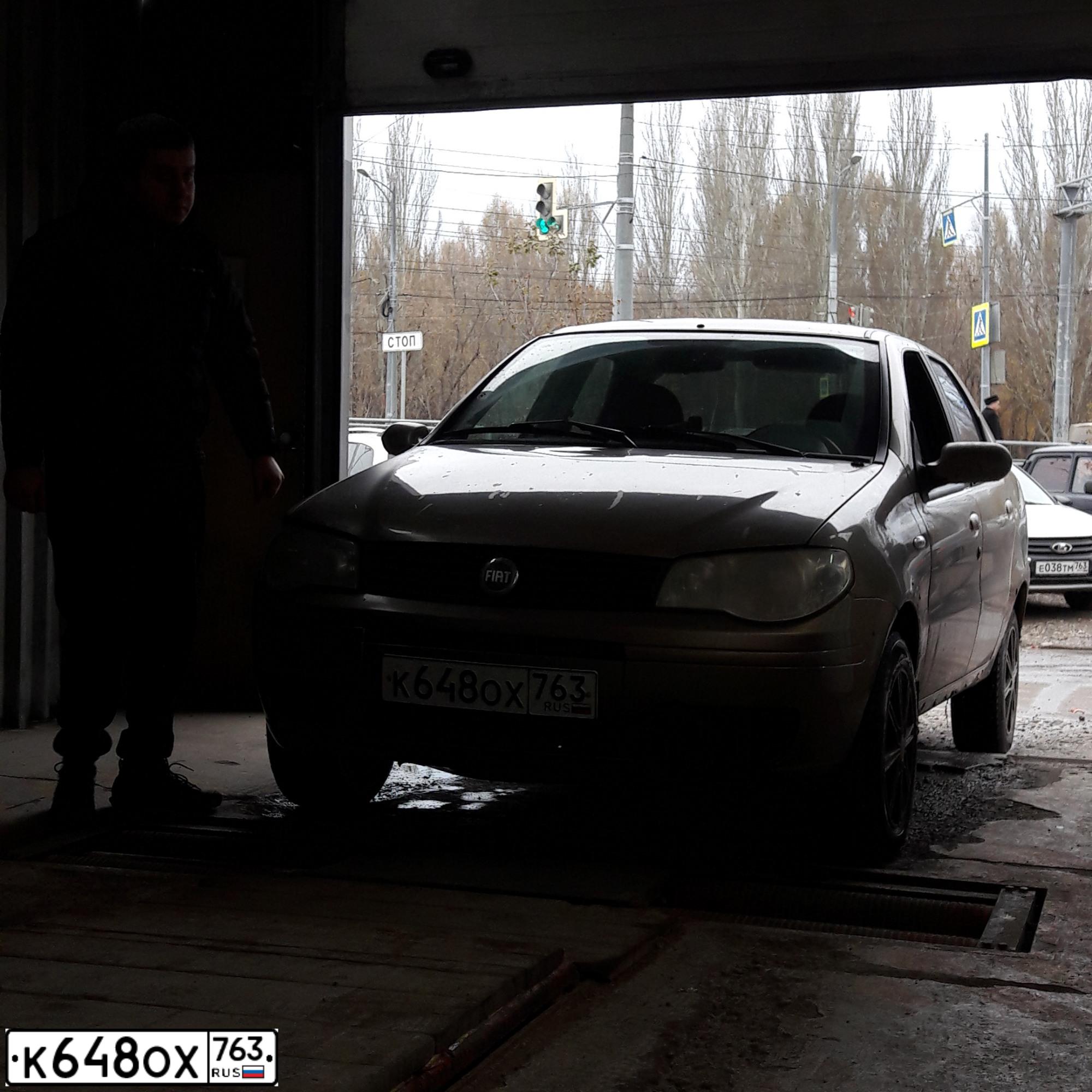 Фото автомобиля FIAT ALBEA, 2007 — госномер К648ОХ763. Цвет: ПЕСОЧНЫЙ