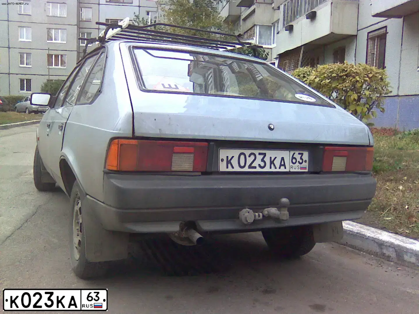 Фото автомобиля AZLK MOSKWITSCH 2141, 1991 — госномер К023КА63. Цвет: СЕРЫЙ
