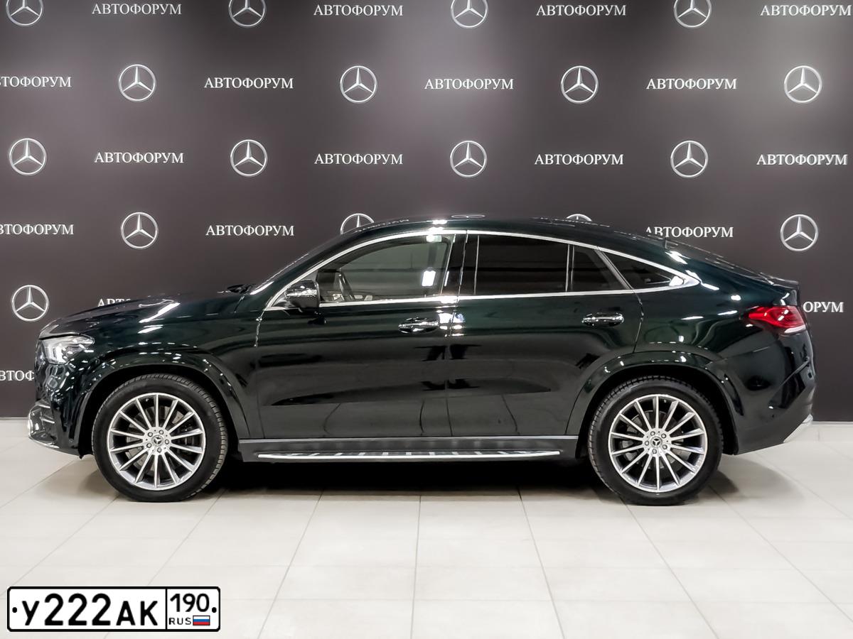 Фото автомобиля MERCEDES - BENZ GLE-CLASS, 2021 — госномер О280УС790. Цвет: ЗЕЛЕНЫЙ