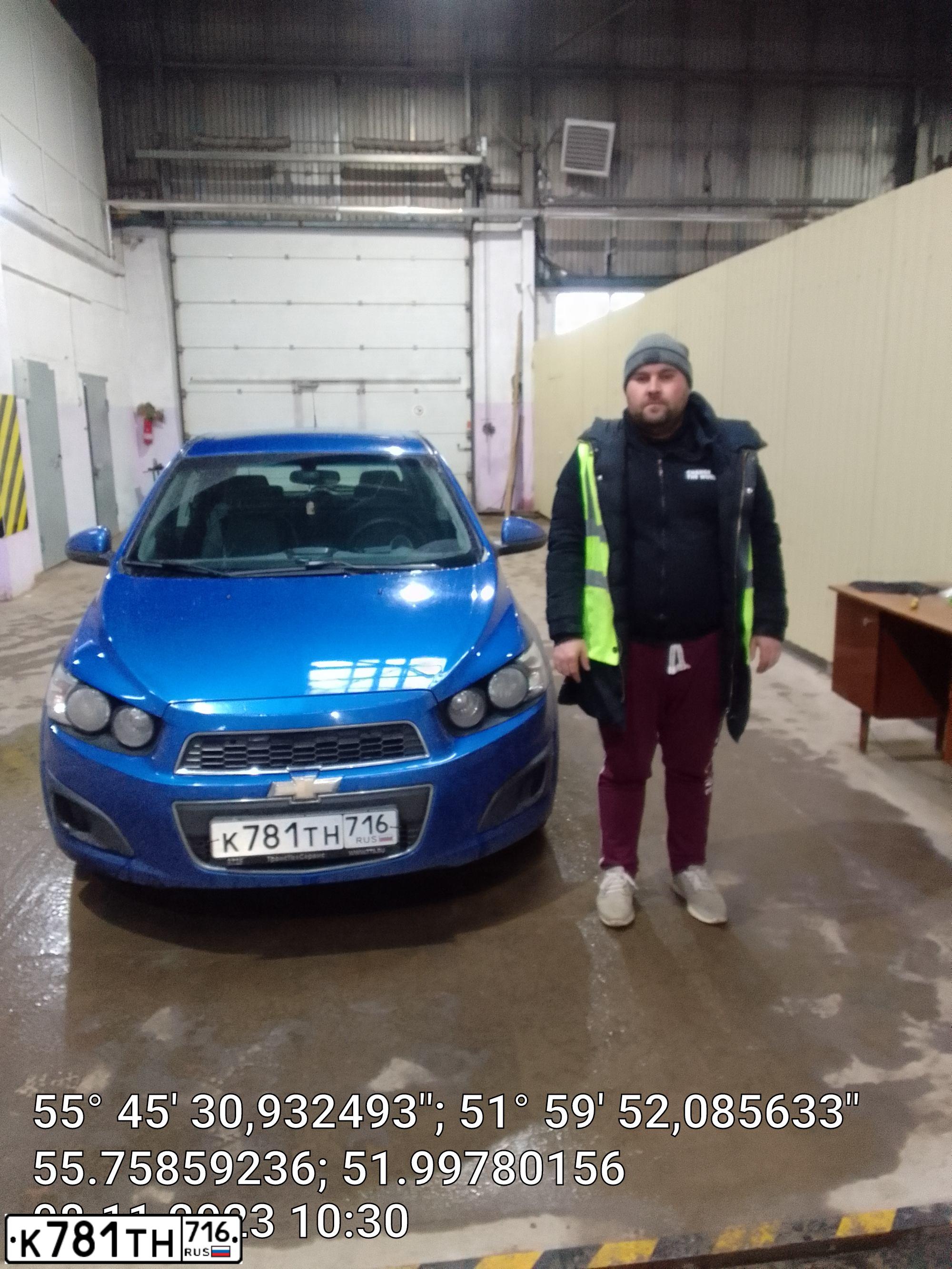 Фото автомобиля CHEVROLET AVEO, 2013 — госномер К781ТН716. Цвет: СИНИЙ МЕТАЛЛИК