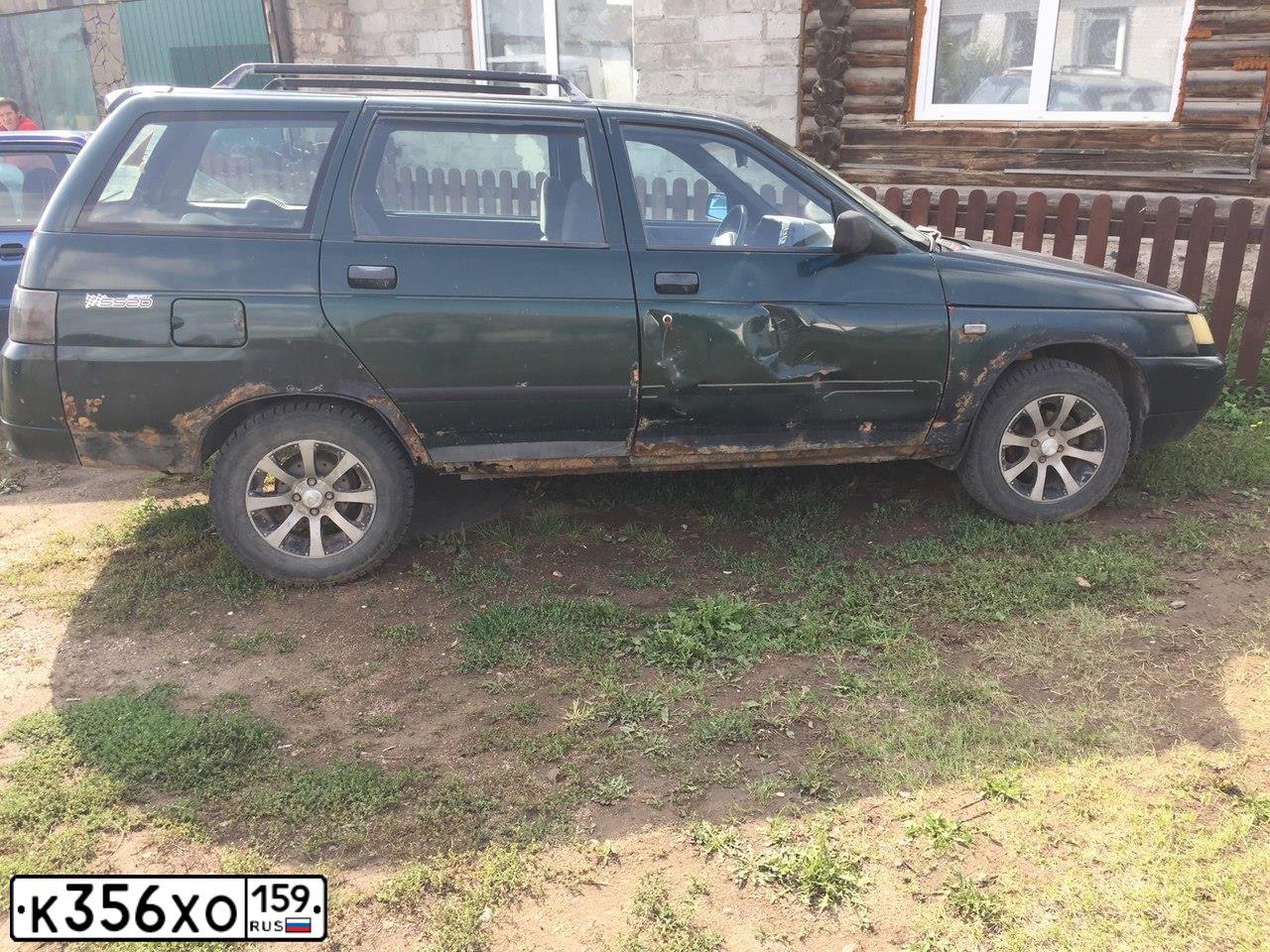 Фото автомобиля LADA 2190 GRANTA, 2017 — госномер К356ХО159. Цвет: Белый