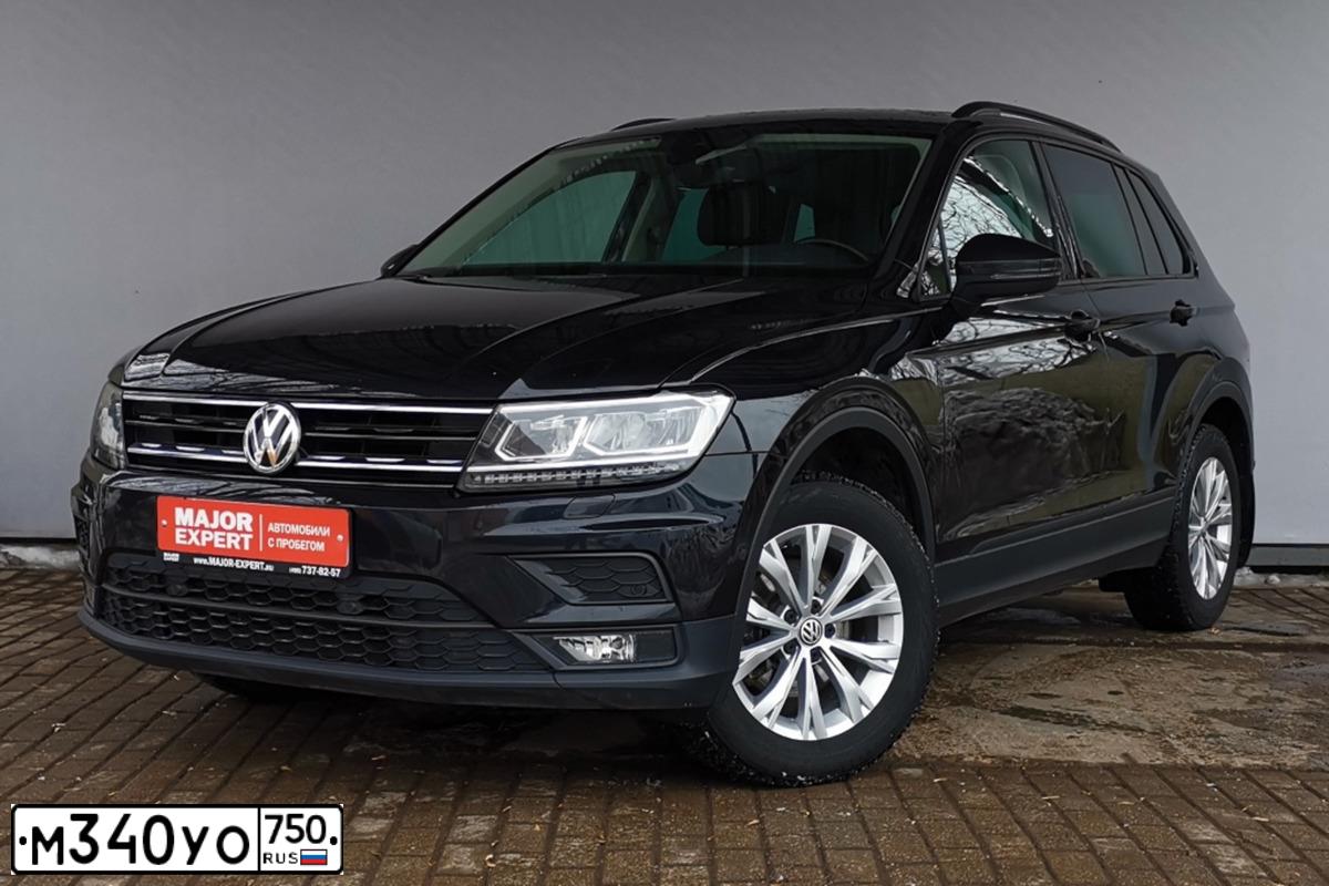 Фото автомобиля VOLKSWAGEN TIGUAN, 2019 — госномер С309ОН193. Цвет: ЧЕРНЫЙ